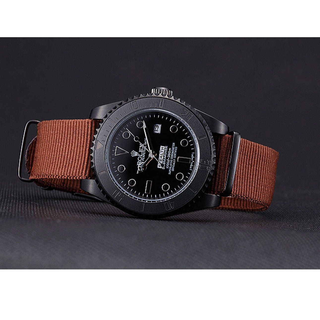 Aaa replica 621997 Rolex Brown Submariner Stealth 0721